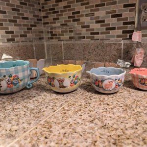 The Pioneer Woman Sweet Romance Blossoms 4-Piece Ceramic Measuring Set